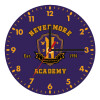 Wednesday Nevermore Academy University, Ρολόι τοίχου ξύλινο (20cm)