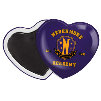 Wednesday Nevermore Academy University, Μαγνητάκι καρδιά (57x52mm)