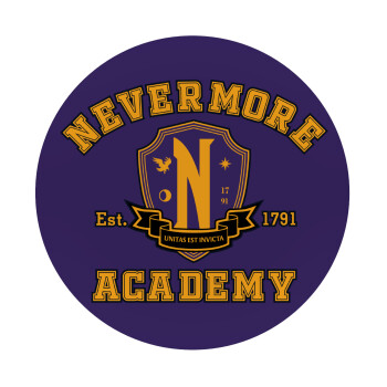 Wednesday Nevermore Academy University, Mousepad Round 20cm
