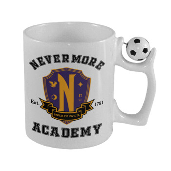 Wednesday Nevermore Academy University, Κούπα με μπάλα ποδασφαίρου , 330ml