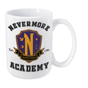 Wednesday Nevermore Academy University, Κούπα Mega, κεραμική, 450ml