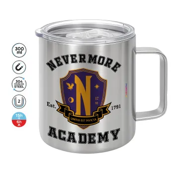 Wednesday Nevermore Academy University, Mug Stainless steel double wall 300ml