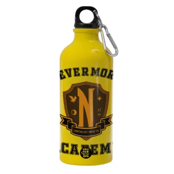 Wednesday Nevermore Academy University, Water bottle 600ml