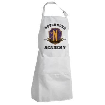 Wednesday Nevermore Academy University, Ποδιά Σεφ Ολόσωμη Ενήλικων (με ρυθμιστικά και 2 τσέπες)