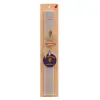 Easter Set, wooden keychain & scented Easter candle flat (30cm) (GRAY)
