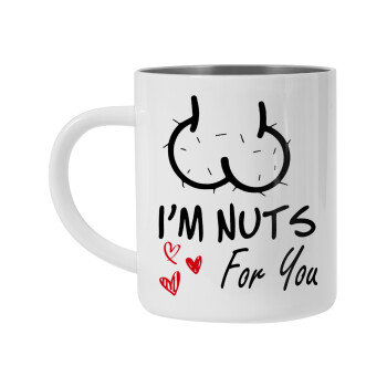 I'm Nuts for you, Mug Stainless steel double wall 300ml