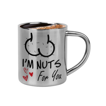 I'm Nuts for you, Double-wall metal cup for espresso (220ml)