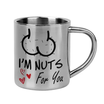 I'm Nuts for you, Mug Stainless steel double wall 300ml