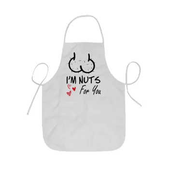 I'm Nuts for you, Ποδιά Σεφ ολόσωμη κοντή  Παιδική (44x62cm)