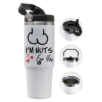 I'm Nuts for you, Θερμός Ανοξείδωτο 30oz με χερούλι