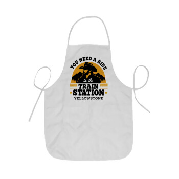 You need a ride to the train station, Ποδιά Σεφ ολόσωμη κοντή  Παιδική (44x62cm)