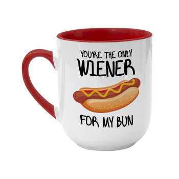 You re the only wiener for my bun, Κούπα κεραμική tapered 260ml