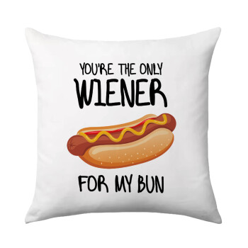 You re the only wiener for my bun, Μαξιλάρι καναπέ 40x40cm περιέχεται το  γέμισμα