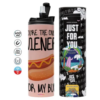 You re the only wiener for my bun, Tumbler stainless steel PINK 600ml