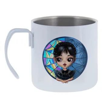 Wednesday big eyes — Κούπα Ανοξείδωτη διπλού τοιχώματος 400ml
