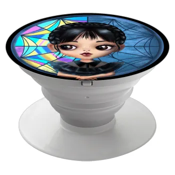 Wednesday big eyes, Phone Holders Stand  Λευκό Βάση Στήριξης Κινητού στο Χέρι