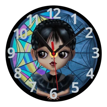 Wednesday big eyes, Ρολόι τοίχου γυάλινο (20cm)