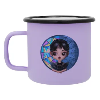 Wednesday big eyes, Κούπα Μεταλλική εμαγιέ ΜΑΤ Light Pastel Purple 360ml