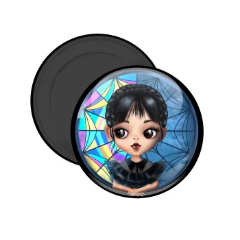 Wednesday big eyes, Μαγνητάκι ψυγείου στρογγυλό διάστασης 5cm