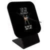 Quartz Wooden table clock with hands (10cm)