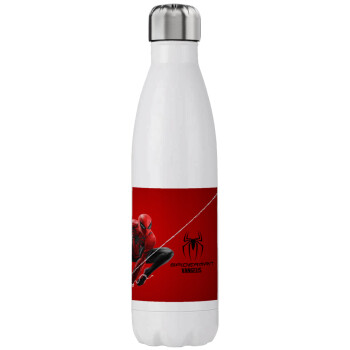 Spiderman, Μεταλλικό παγούρι θερμός (Stainless steel), διπλού τοιχώματος, 750ml