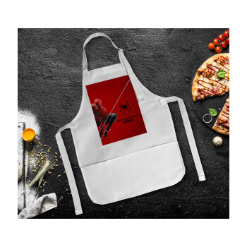 Spiderman, Ποδιά Σεφ Ολόσωμη Παιδική (με ρυθμιστικά και 2 τσέπες)