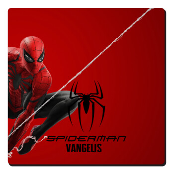 Spiderman, Τετράγωνο μαγνητάκι ξύλινο 6x6cm