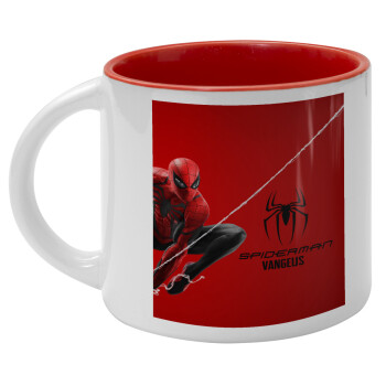 Spiderman, Κούπα κεραμική 400ml Λευκή/Κόκκινη