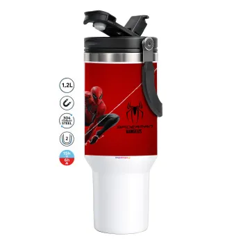 Spiderman, Mega Tumbler με καπάκι, διπλού τοιχώματος (θερμό) 1,2L