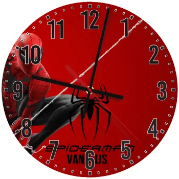 Spiderman, Ρολόι τοίχου ξύλινο (30cm)