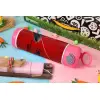 Easter candle, Childrens hot water bottle, stainless steel, with safety straw, PINK (500ml)