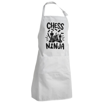 Chess ninja, Ποδιά Σεφ Ολόσωμη Ενήλικων (με ρυθμιστικά και 2 τσέπες)