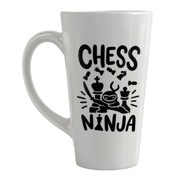 Chess ninja, Κούπα κωνική Latte Μεγάλη, κεραμική, 450ml