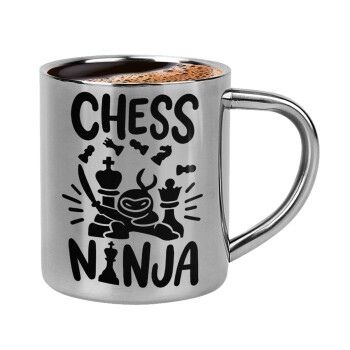 Chess ninja, Κουπάκι μεταλλικό διπλού τοιχώματος για espresso (220ml)