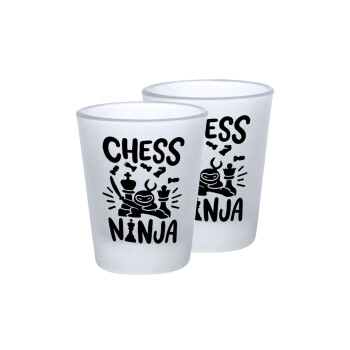 Chess ninja, Σφηνοπότηρα γυάλινα 45ml του πάγου (2 τεμάχια)