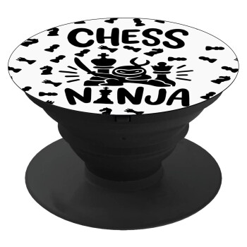 Chess ninja, Phone Holders Stand  Black Hand-held Mobile Phone Holder
