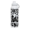 1L Stainless Steel Thermal Bottle with Phone Holder & Double Wall Insulation