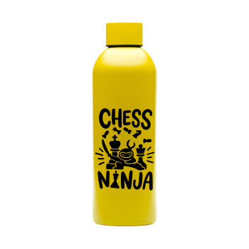 Chess ninja, Μεταλλικό παγούρι νερού, 304 Stainless Steel 800ml