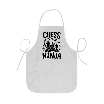 Chess ninja, Ποδιά Σεφ ολόσωμη κοντή  Παιδική (44x62cm)