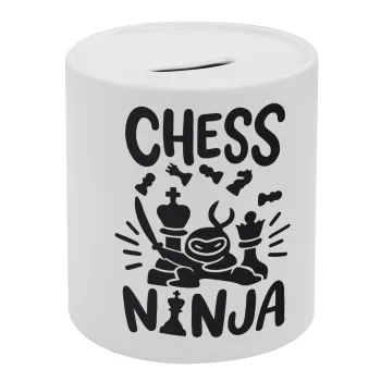 Chess ninja, Κουμπαράς πορσελάνης με τάπα