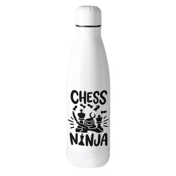 Chess ninja, Μεταλλικό παγούρι θερμός (Stainless steel), 500ml