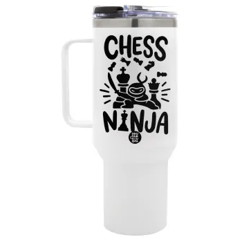 Chess ninja, Mega Tumbler με καπάκι, διπλού τοιχώματος (θερμό) 1,2L