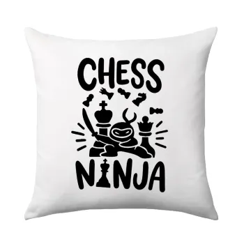 Chess ninja, Μαξιλάρι καναπέ 40x40cm περιέχεται το  γέμισμα