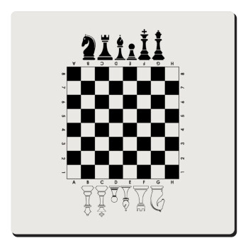 Σκάκι, Τετράγωνο μαγνητάκι ξύλινο 6x6cm