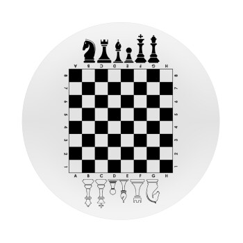Σκάκι, Mousepad Στρογγυλό 20cm
