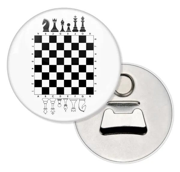 Σκάκι — Μαγνητάκι & Ανοιχτήρι (5.9cm)