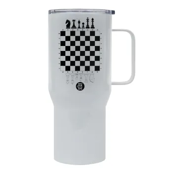 Σκάκι, Tumbler με καπάκι, διπλού τοιχώματος (θερμό) 750L