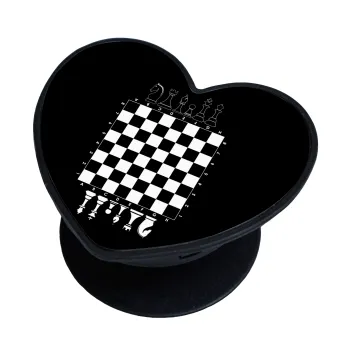 Chess, Phone Holders Stand  καρδιά Μαύρο Βάση Στήριξης Κινητού στο Χέρι