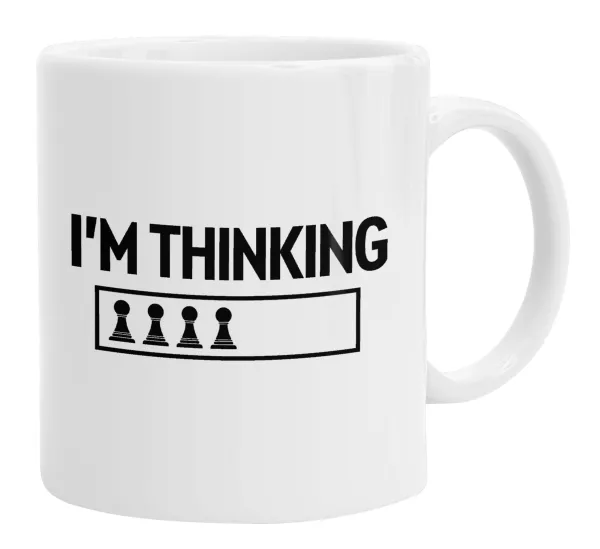 I'm thinking — Ceramic coffee mug, 330ml