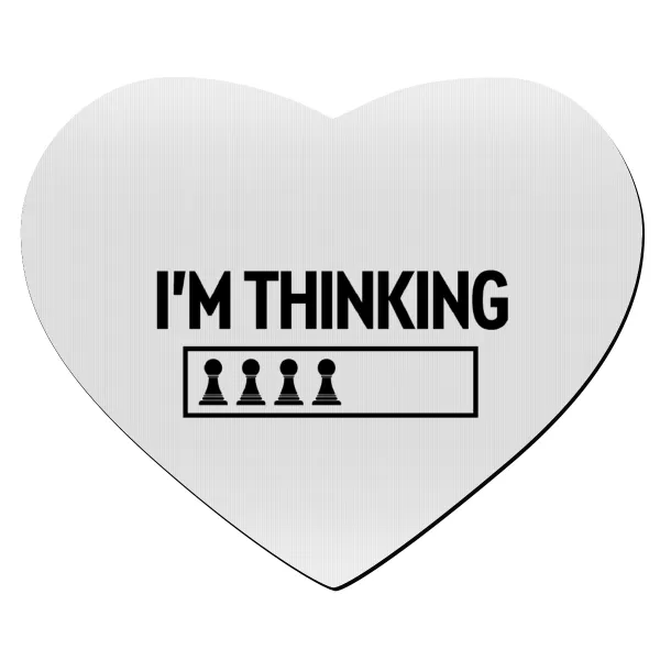 I'm thinking — Mousepad heart 23x20cm